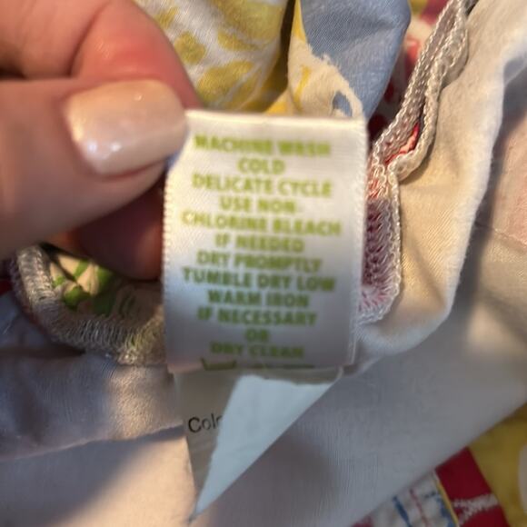 Lilly Pulitzer Callahan Rollin’ Turtles Patchwork Shorts Size 0 - Picture 8 of 10